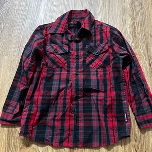 Red plaid shirt